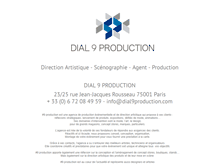 Tablet Screenshot of dial9production.com